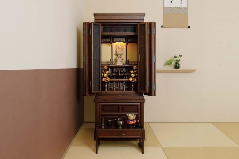 唐木仏壇 和室設置例