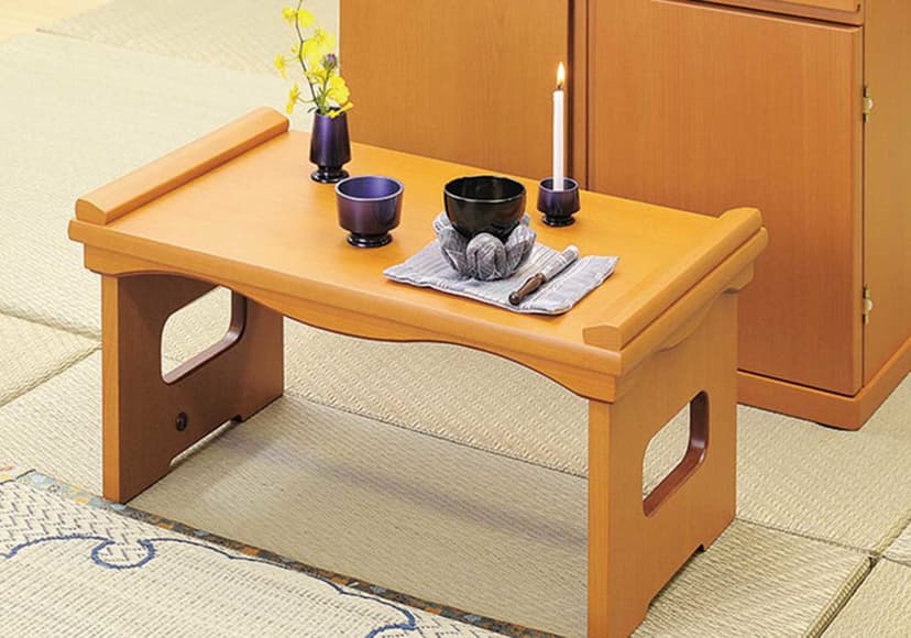 お仏壇の前に置く経机について種類や選び方など徹底解説