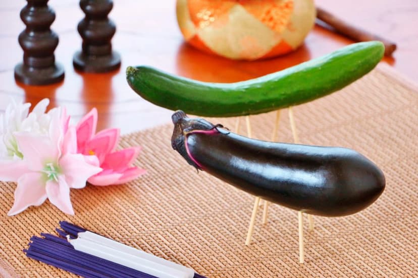 お盆に飾るキュウリとナスの作り方【意味や処分方法も解説】