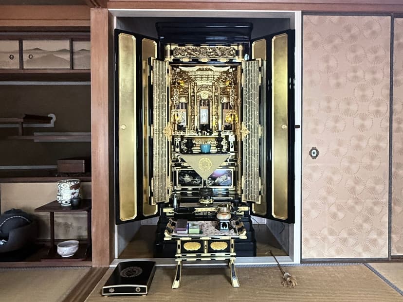 金仏壇 和室設置例