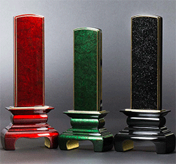 位牌の色・かたち・大きさ